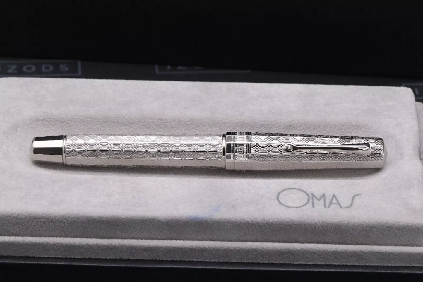 Omas Paragon Silver Guilloche LE35 Fountain Pen - Fine 'Extra Flessible' Nib image 9