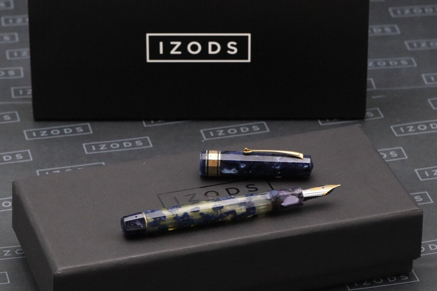 Omas Extra Paragon Lucens Blue Royale Celluloid LE Fountain Pen image 0