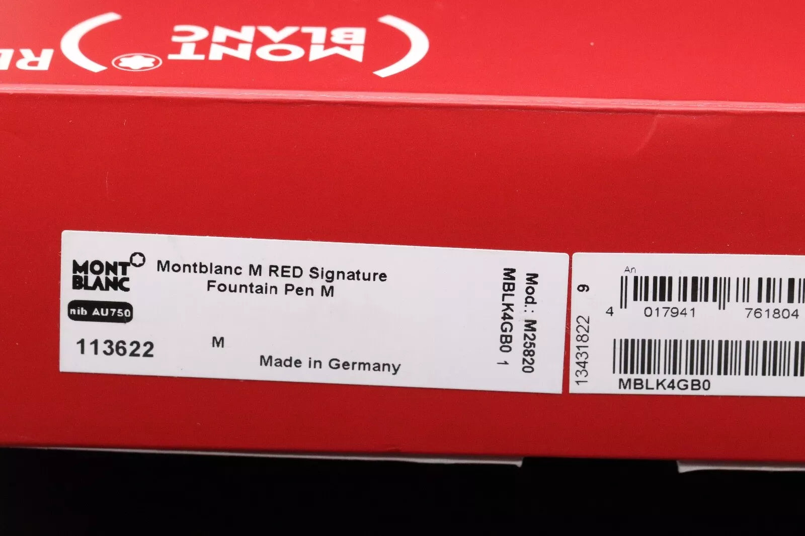 Montblanc M Marc Newson RED Signature Fountain Pen image 7