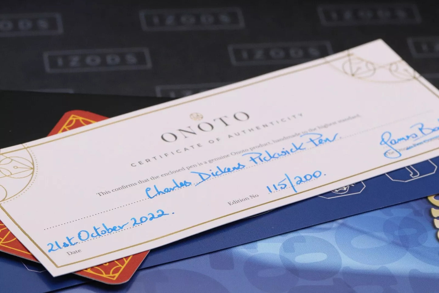 Onoto Magna Charles Dickens Pickwick Limited Edition Fountain Pen - Stub Sorowka image 8