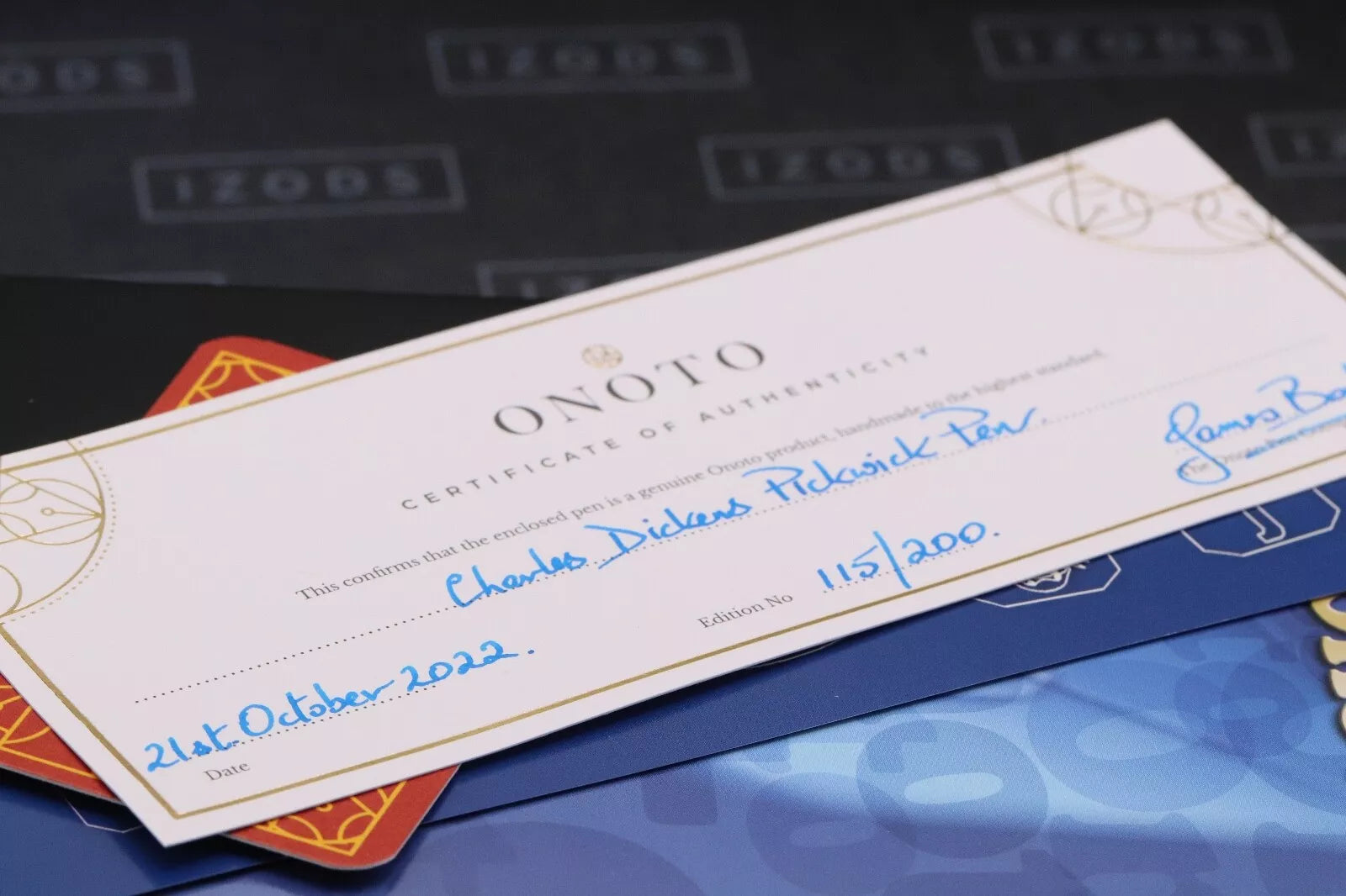 Onoto Magna Charles Dickens Pickwick Limited Edition Fountain Pen - Stub Sorowka image 8
