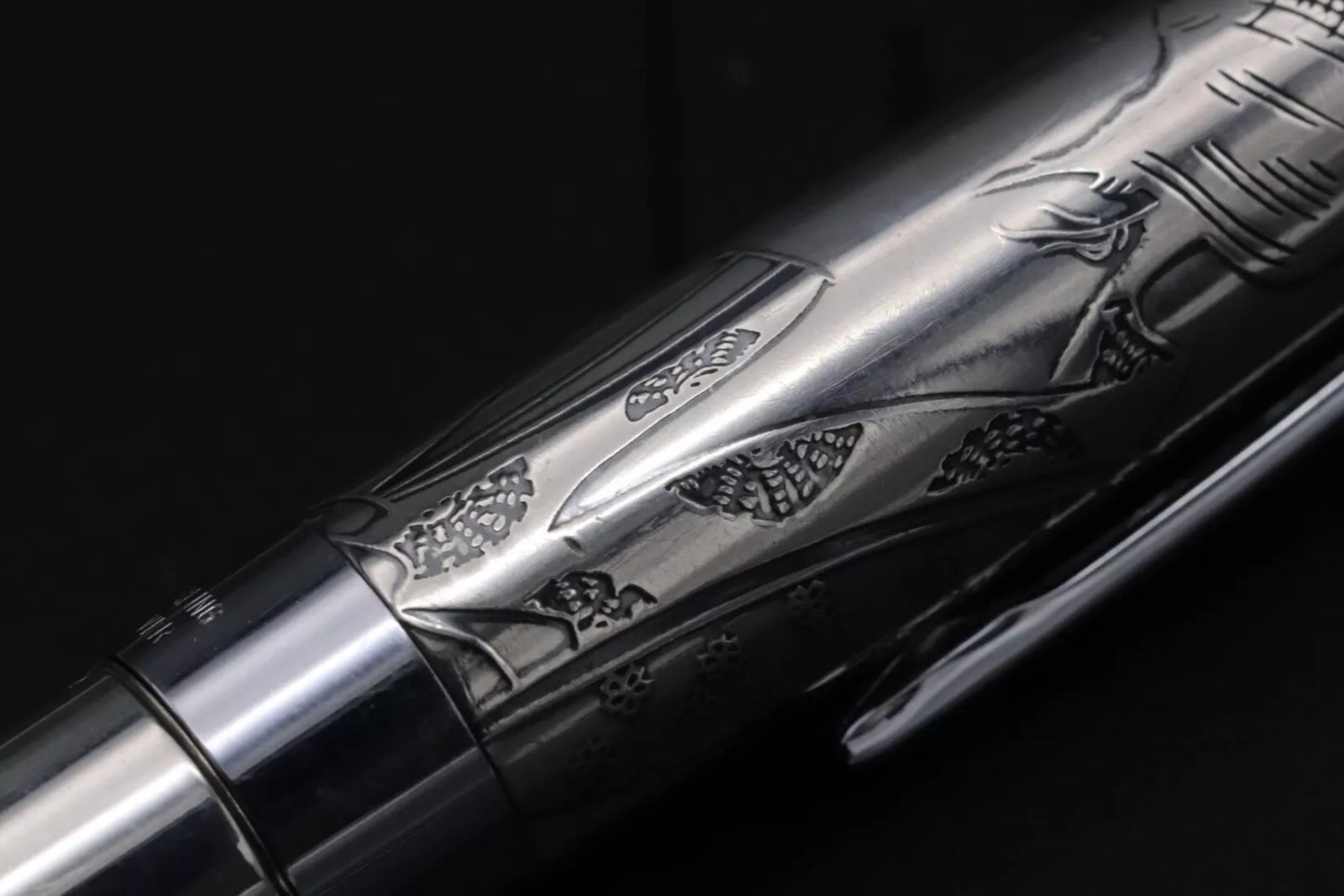 Pilot Sterling Silver Geisha Fountain Pen - 1976 image 3