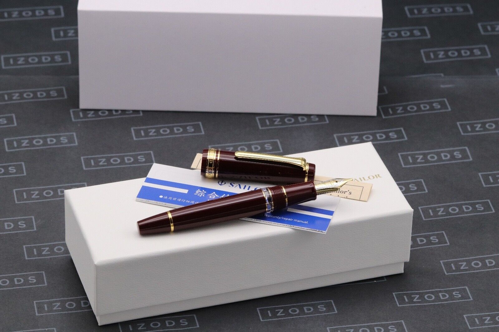 Sailor Professional Gear Realo GT Maroon Fountain Pen - UNUSED - Music Nib image 0