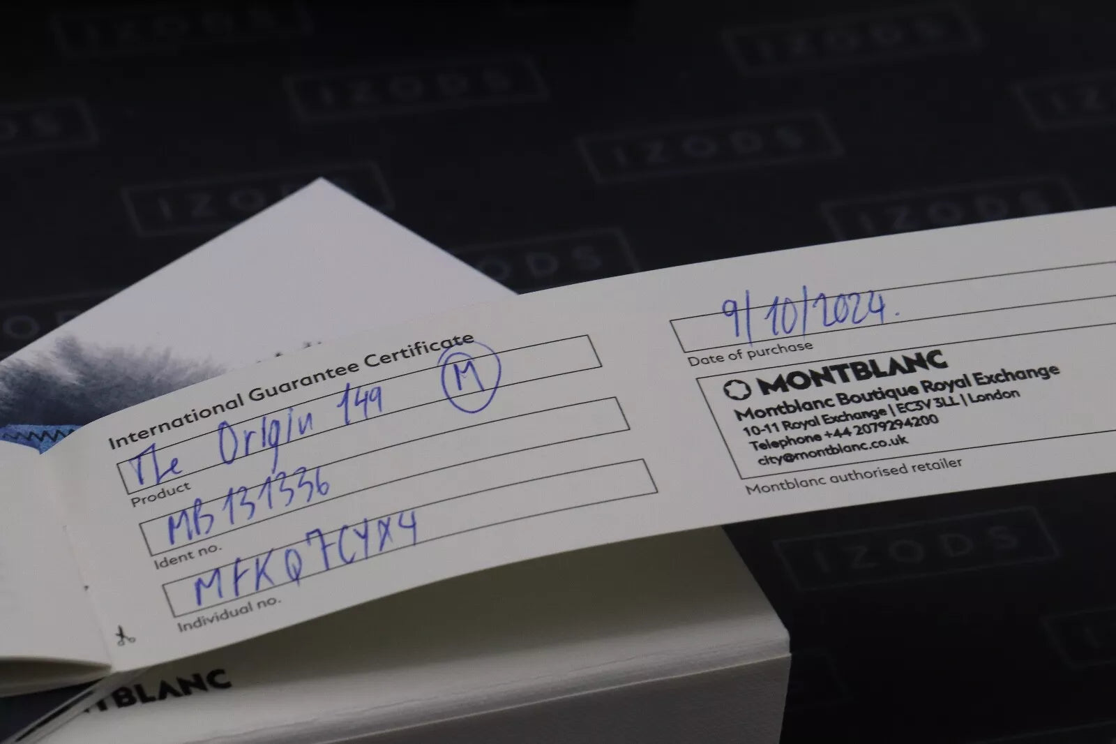 Montblanc Meisterstuck 149 The Origin Collection Fountain Pen - Medium Nib image 7