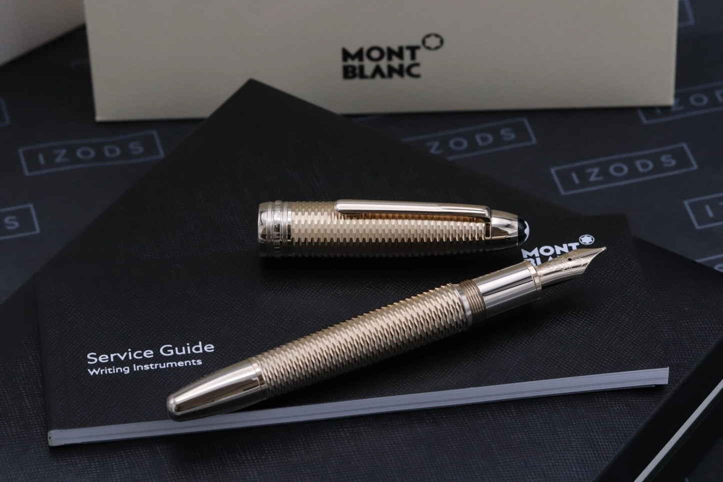 Montblanc Meisterstuck LeGrand Geometry Gold-Coated Fountain Pen image 1