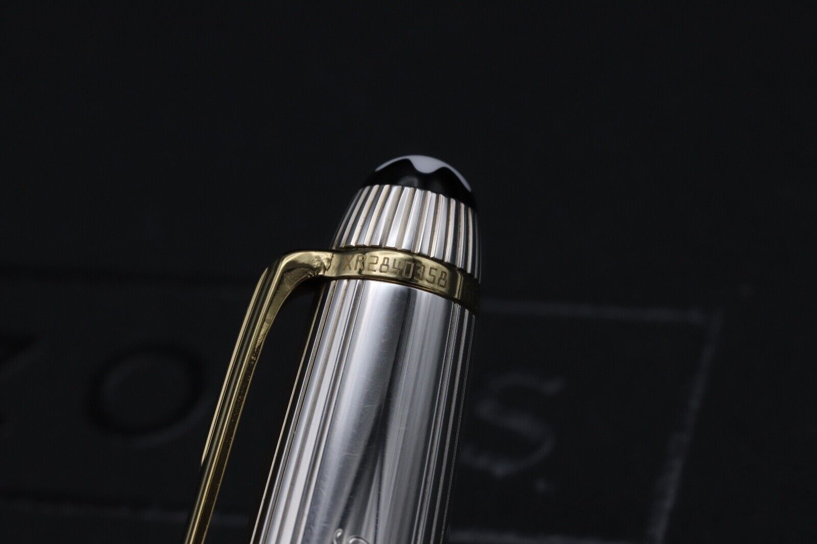 Montblanc Meisterstuck 144 Classique AG925 Solitaire Pinstripe Fountain Pen image 6
