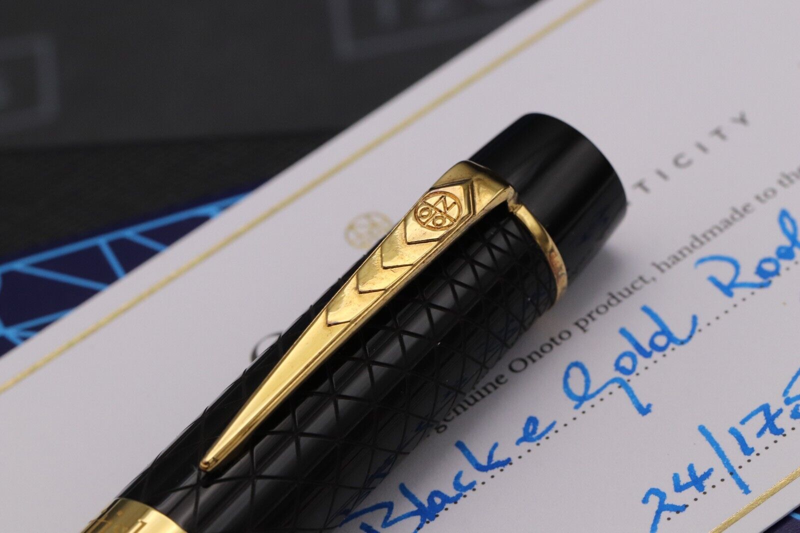 Onoto Magna British Museum Fountain Pen - 18k Fine Nib - DIPPED image 5