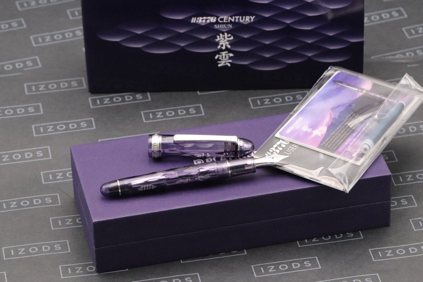 Platinum #3776 Century Fuji Shunkei Shiun Limited Edition Fountain Pen - UNUSED image 0