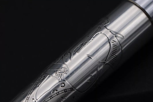 Pilot Sterling Silver Geisha Fountain Pen - 1976 image 1