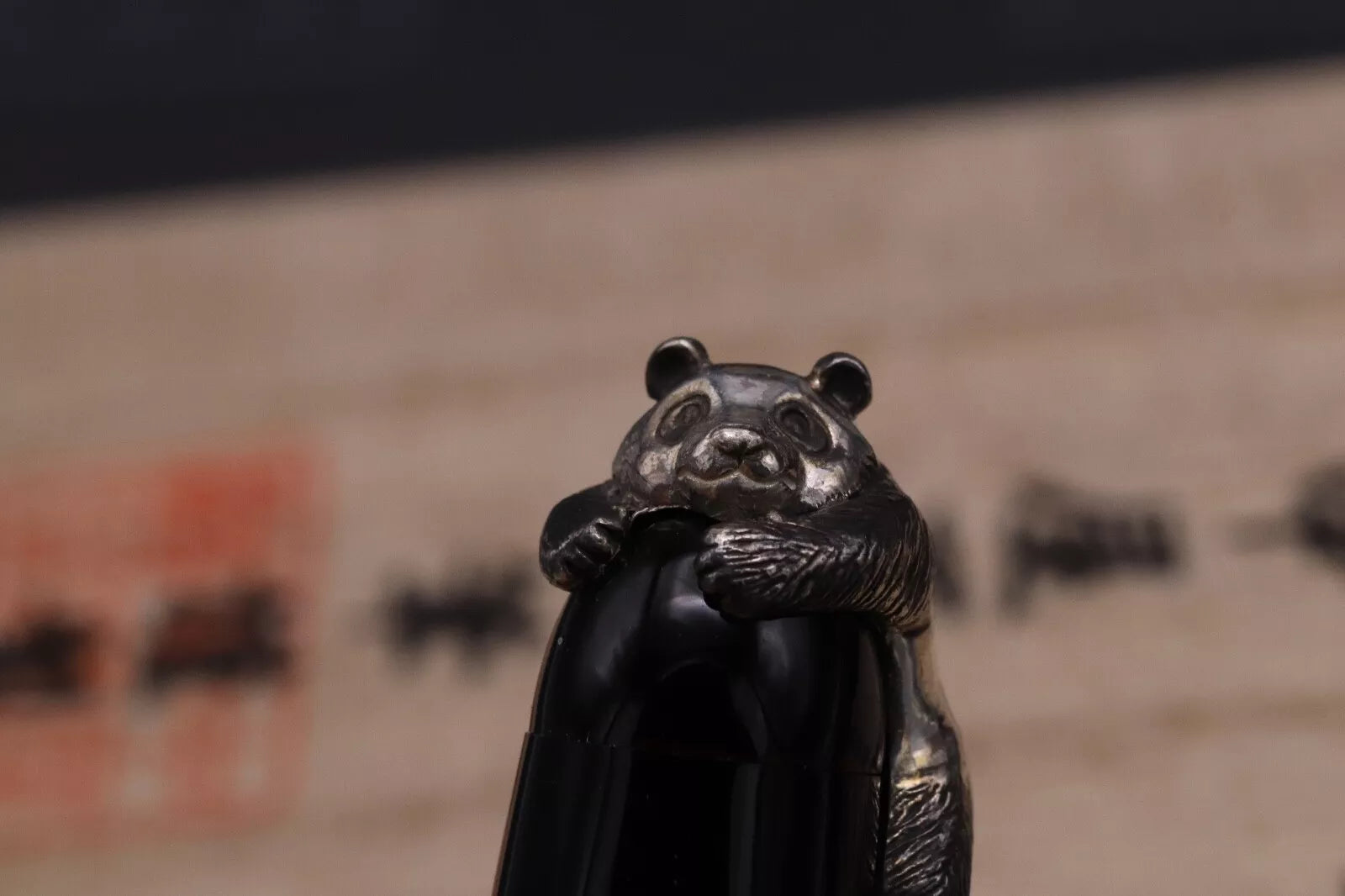 Nakaya Portable Writer Kuro-Tamenuri Fountain Pen with Panda Stopper - UNUSED image 5