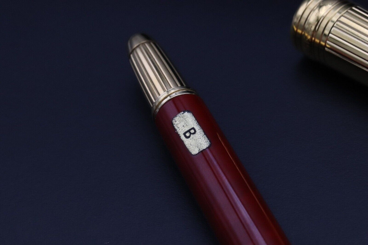 Montblanc Meisterstück 114 Mozart Coral-Red Fountain Pen - UNUSED - Broad Nib image 4