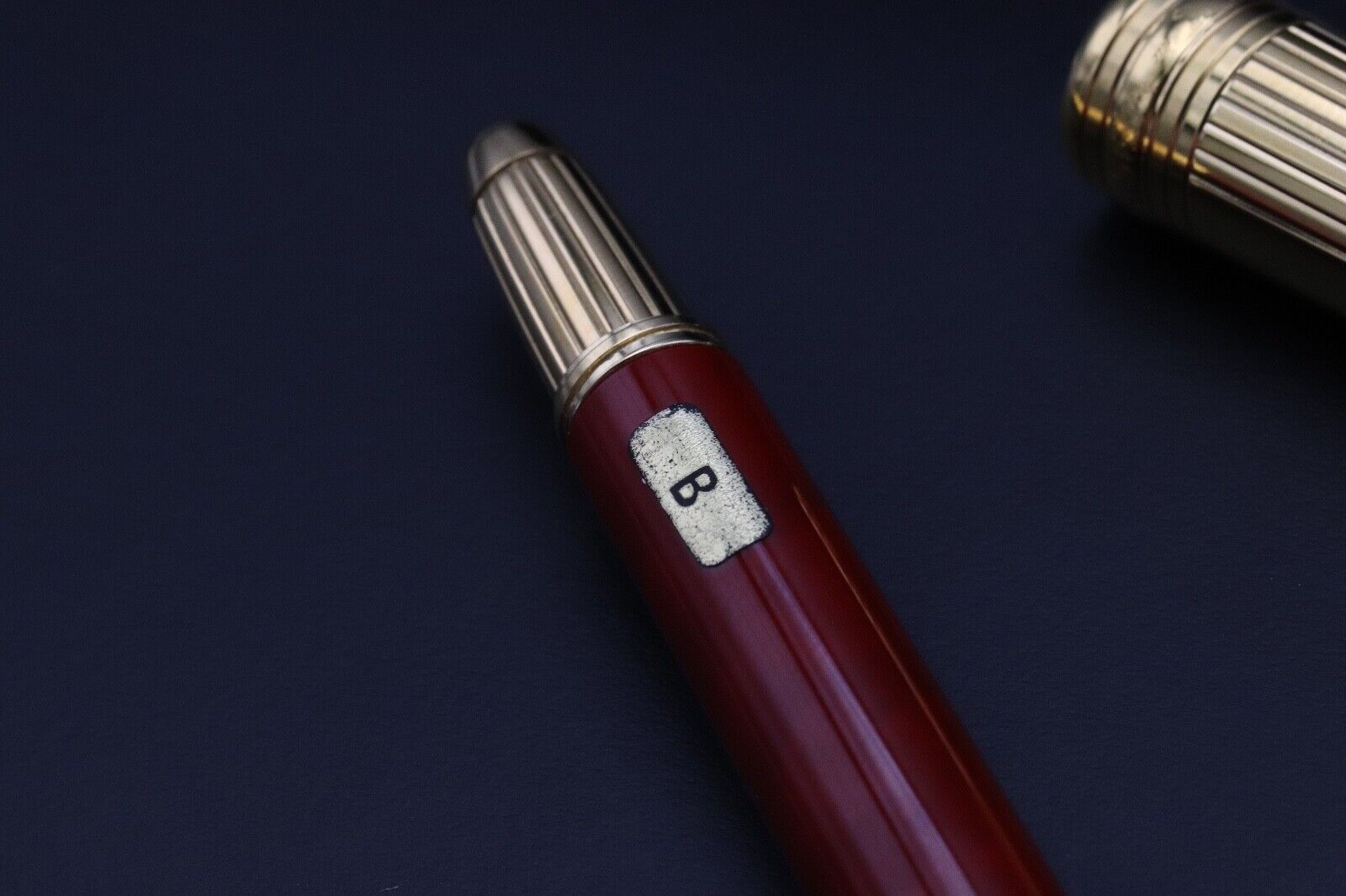 Montblanc Meisterstück 114 Mozart Coral-Red Fountain Pen - UNUSED - Broad Nib image 4