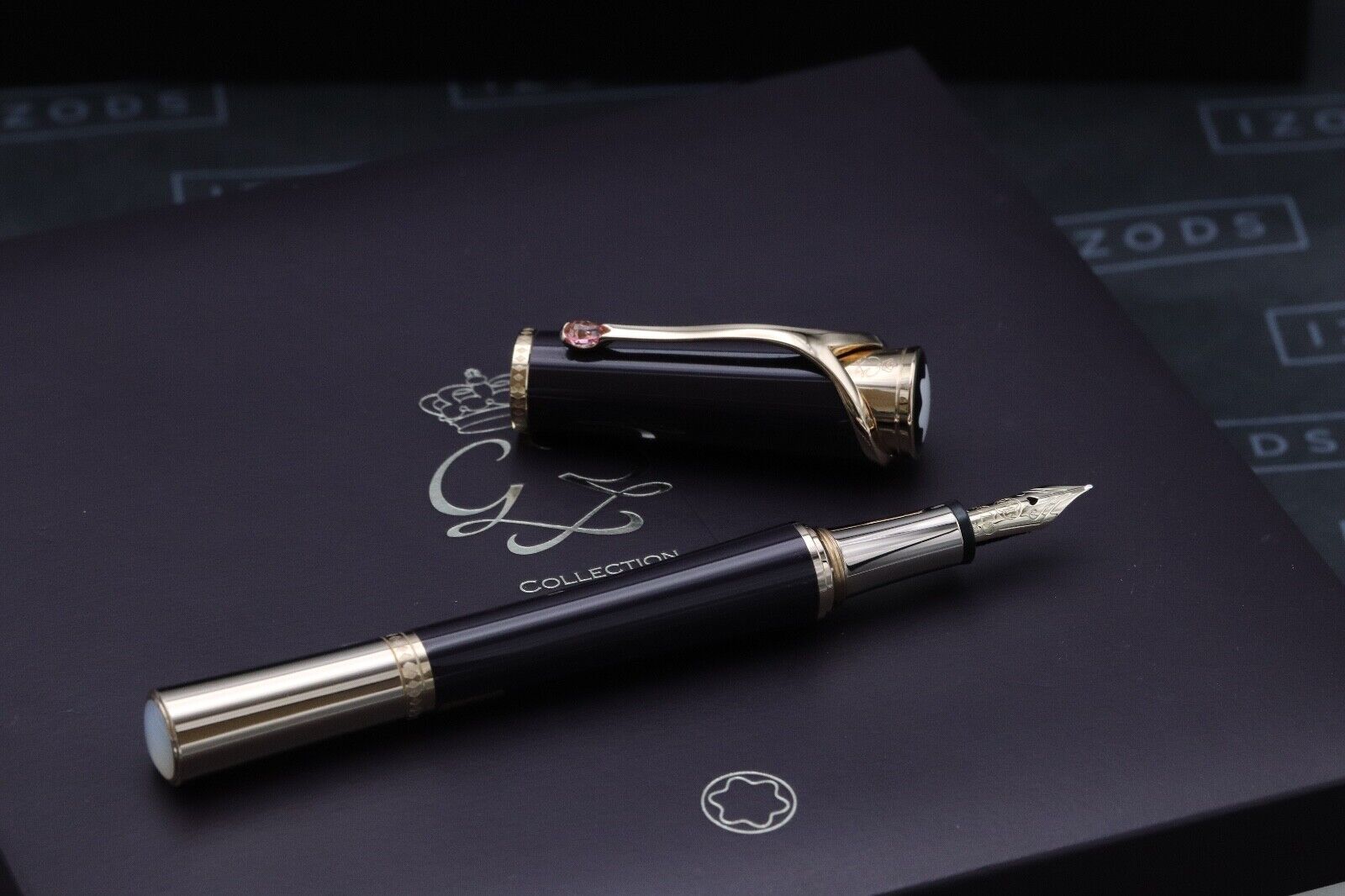 【新品】MONTBLANC Princesse Grace de Monaco Montblanc Princesse Grace de Monaco Purple Fountain Pen – IZODS