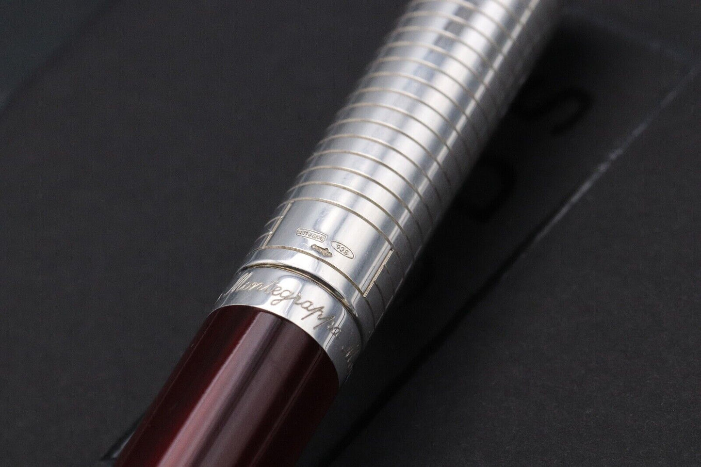 Montegrappa Espressione Duetto Silver Red Rollerball Pen image 4