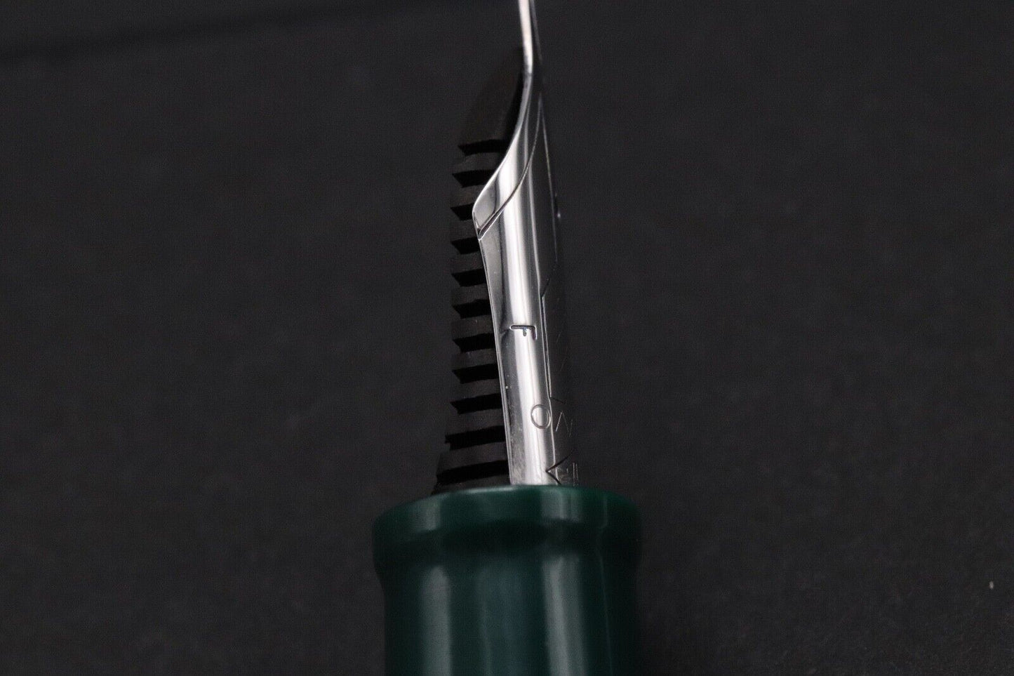 Omas Milord Green HT Trim Fountain Pen - Fine Nib image 4