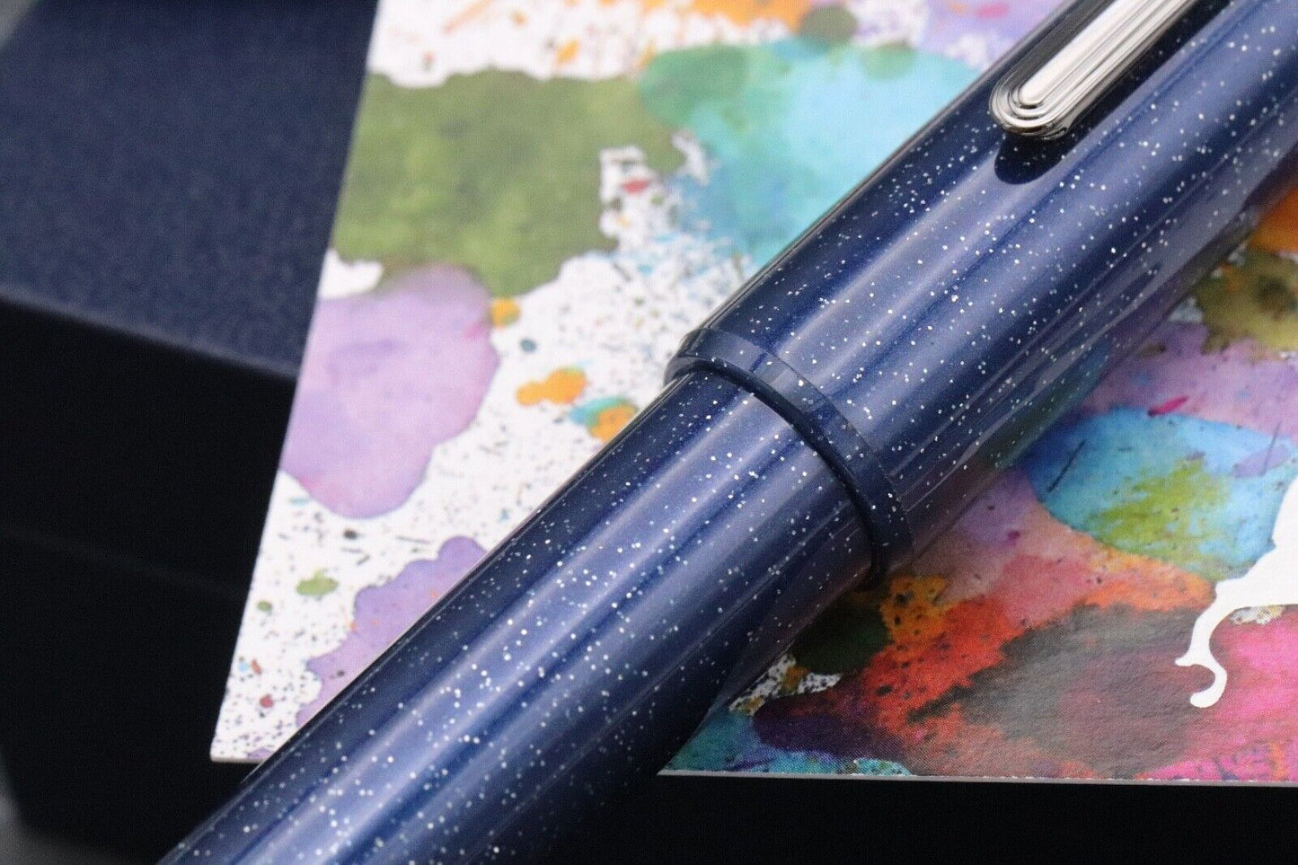 Sailor 1911L Ringless Galaxy Pleiades Fountain Pen - Medium-Fine Nib image 4