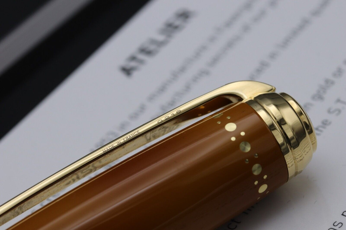 S.T. Dupont Line D Derby Gold Atelier Ballpoint Pen image 5