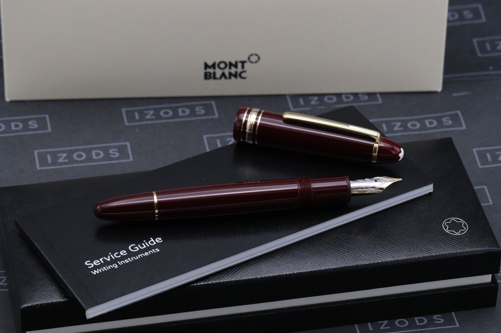 Montblanc Meisterstuck 147 Traveller Bordeaux Fountain Pen image 1