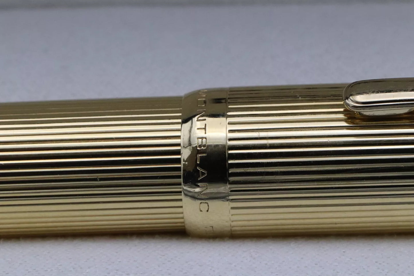 Montblanc Meisterstuck 149 Pinstripe Solid Gold Lefebvre Fountain Pen - EF Nib image 6