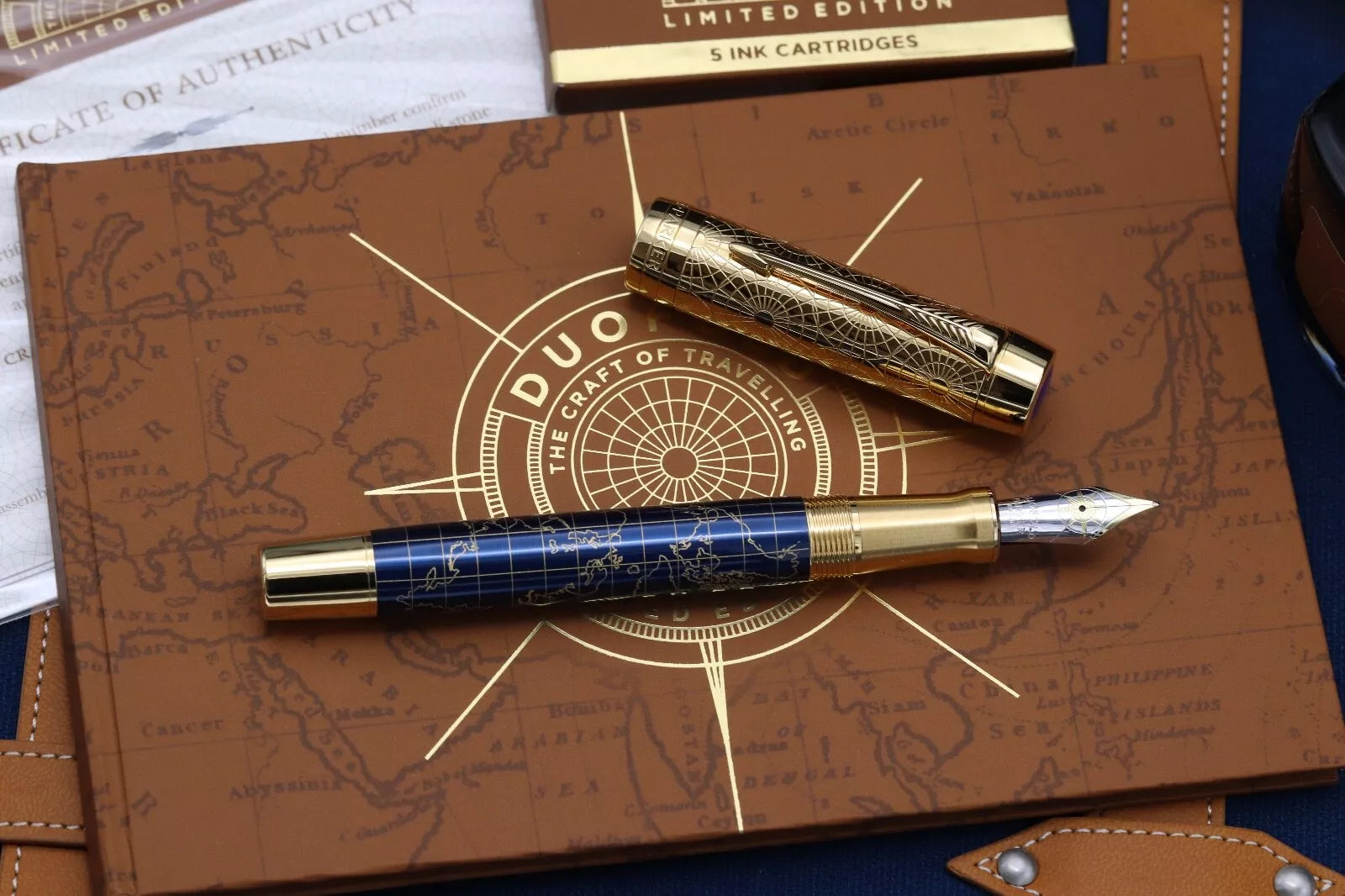 Parker Duofold 130th Craft of Travelling Limited Edition Fountain Pen image 2