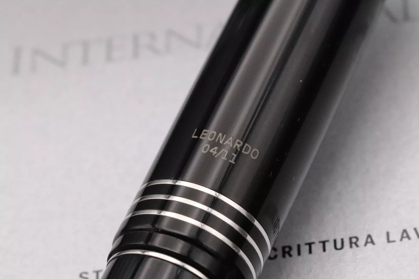 Leonardo MZG Gran Riserva Arco Verde LE11 Fountain Pen - #8 La Fenice Fine Nib image 5