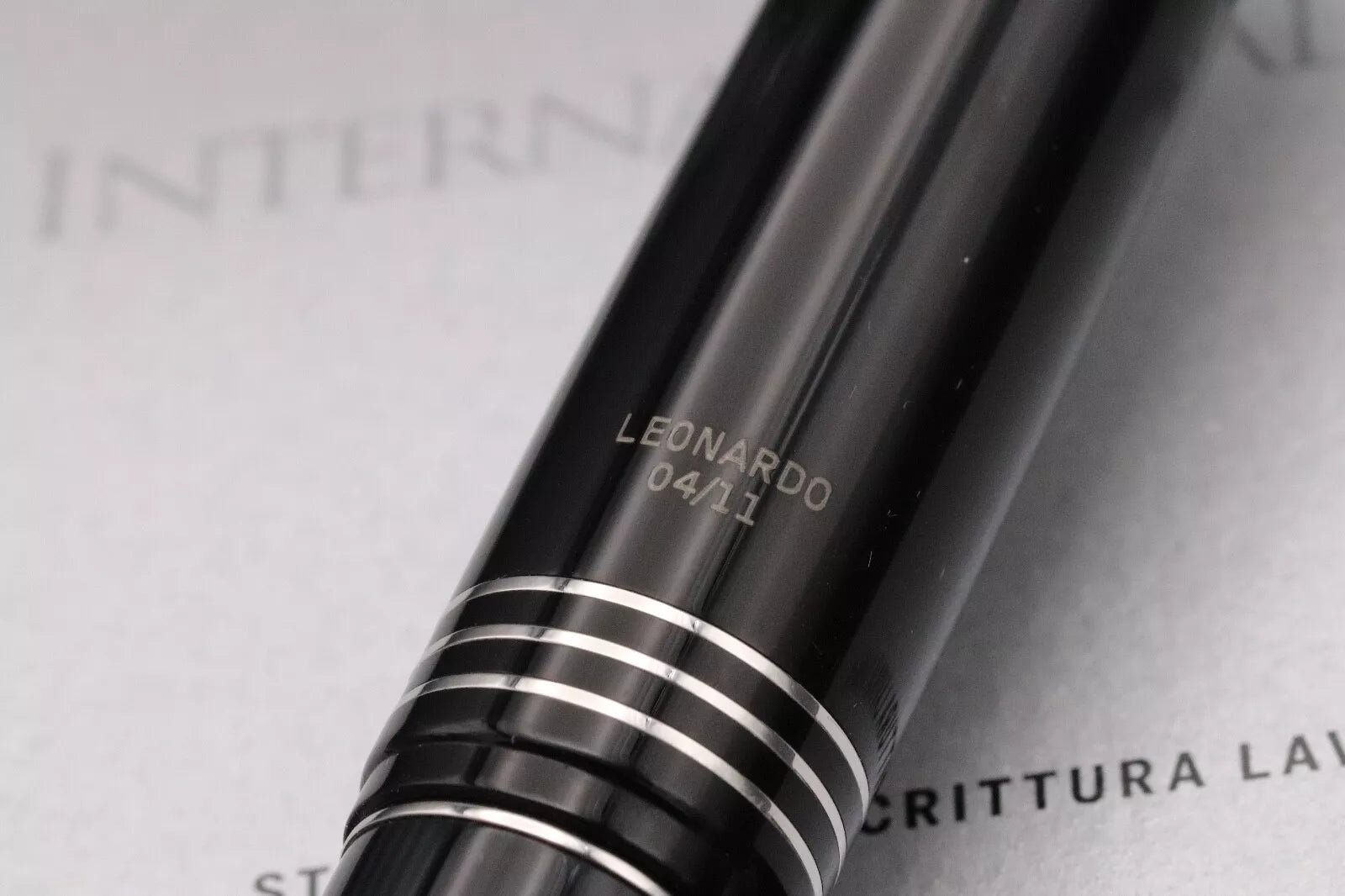 Leonardo MZG Gran Riserva Arco Verde LE11 Fountain Pen - #8 La Fenice Fine Nib image 5
