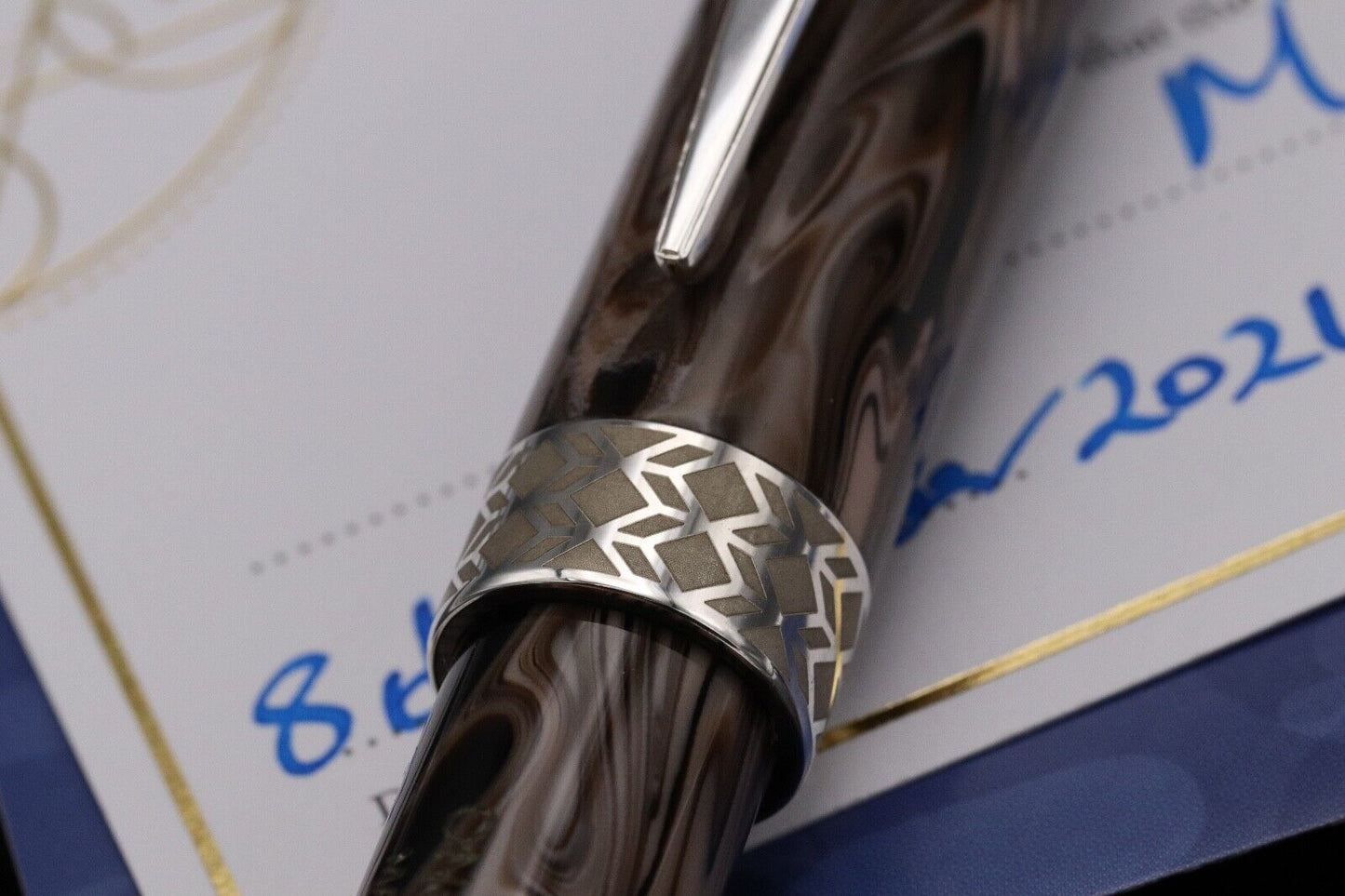 Onoto Magna Arabica Custom Fountain Pen - #8 18k CI Sorowka Nib image 5