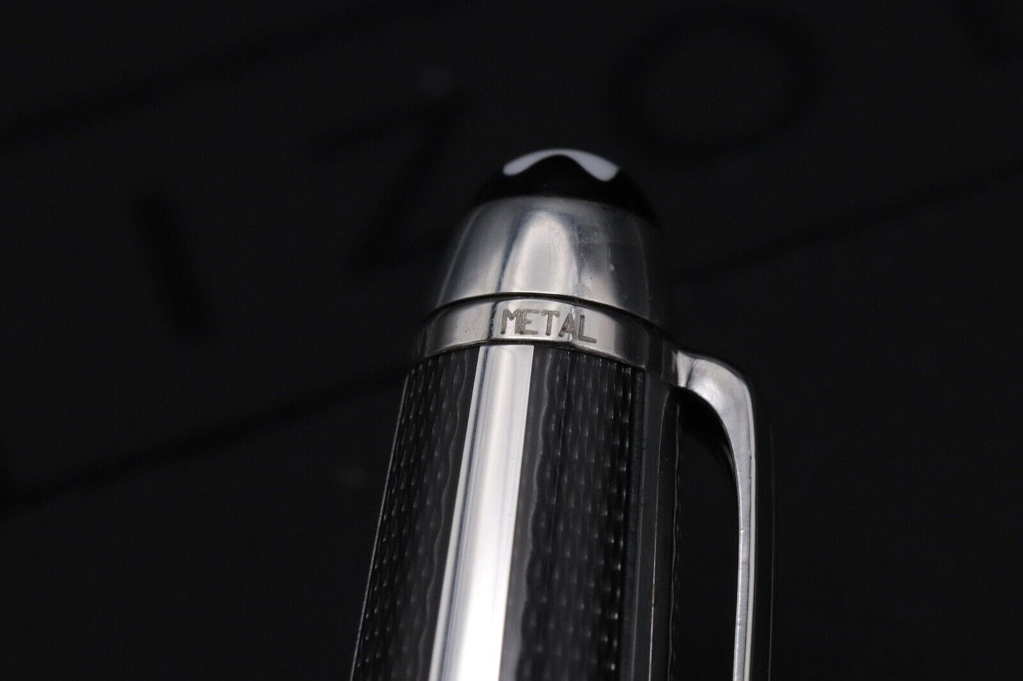 Montblanc Meisterstuck 165 Classique Silver Fibre Guilloche Mechanical Pencil image 4