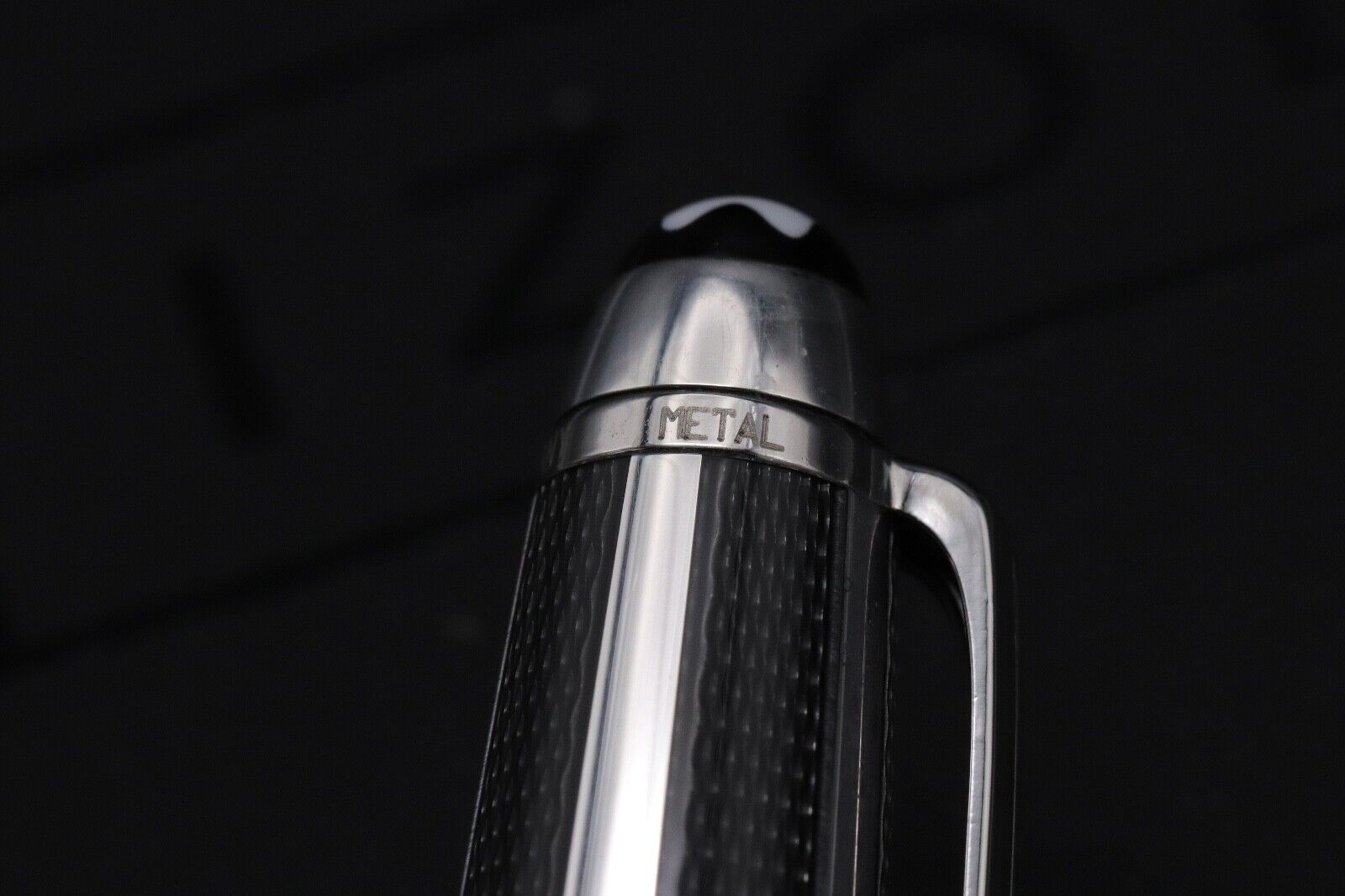 Montblanc Meisterstuck 165 Classique Silver Fibre Guilloche Mechanical Pencil image 4