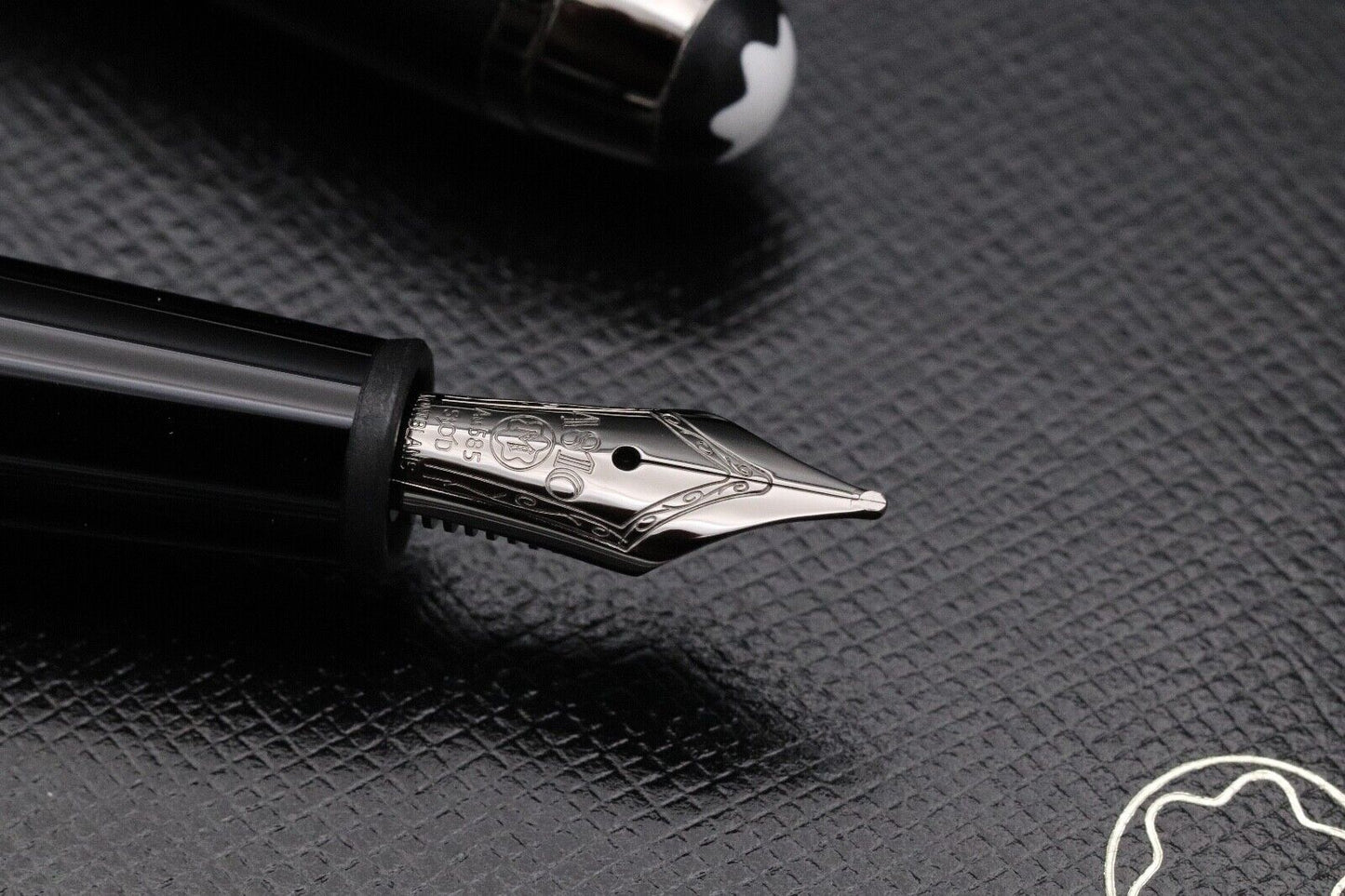 Montblanc Meisterstuck Classique Ultra Black Fountain Pen - Serviced MB Sept 24 image 2