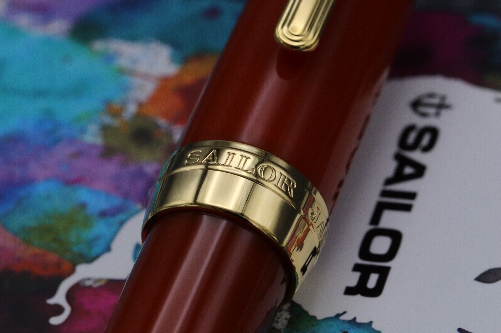 Sailor Pro Gear Elements Fire Special Edition Fountain Pen - Marc Bacas Fude Nib image 4