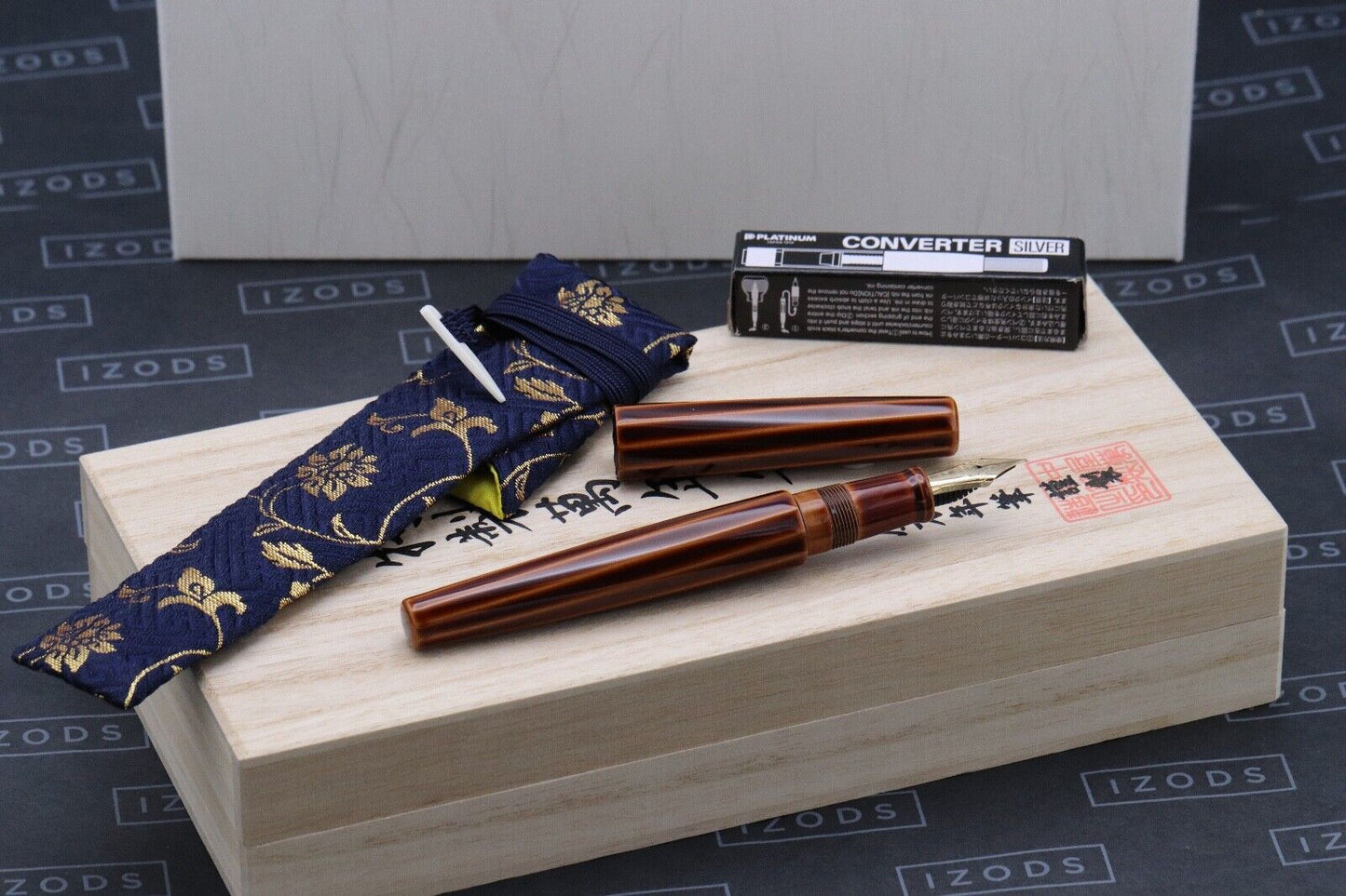 Nakaya Decapod Toki Tamenuri Fountain Pen - UNUSED image 0