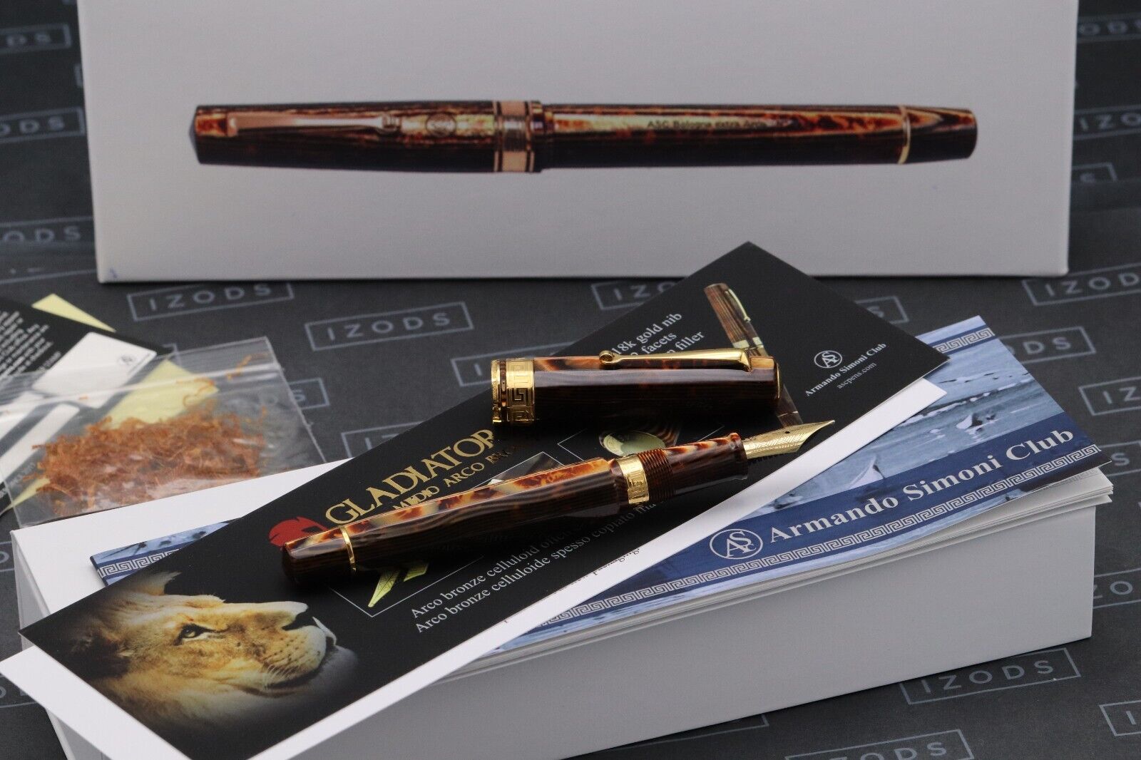 ASC Gladiatore Medio Arco Bronze Fountain Pen image 0