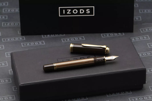 Pelikan Souveran M800 Brown Black Special Edition Fountain Pen - EF Nib image 0