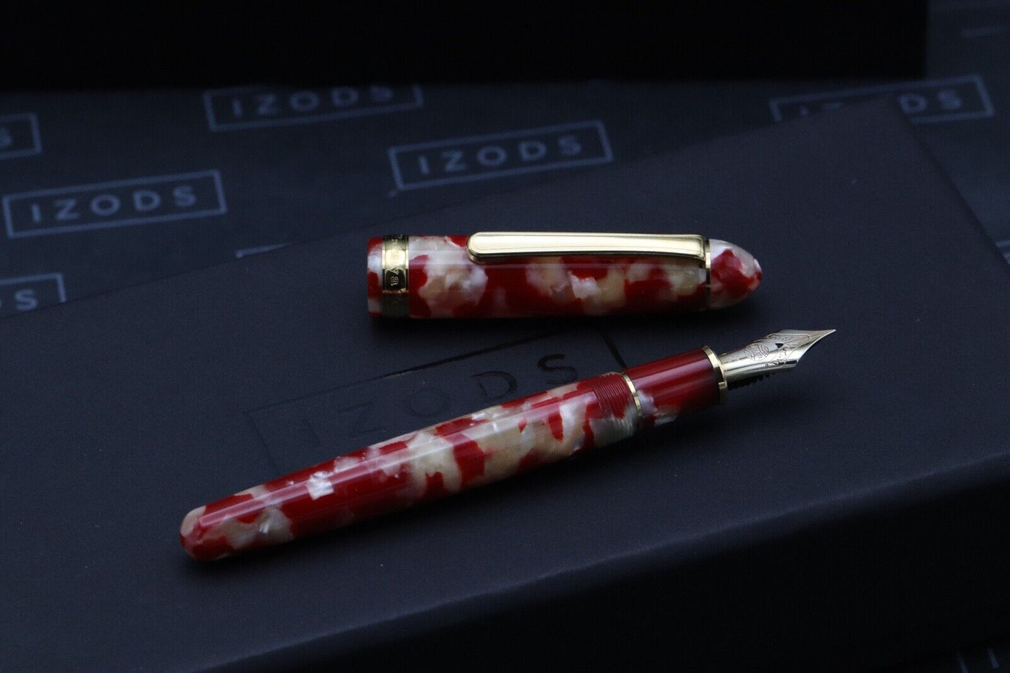 Nakaya Koi Goldfish Celluloid Fountain Pen - 14k Fine Nib image 1