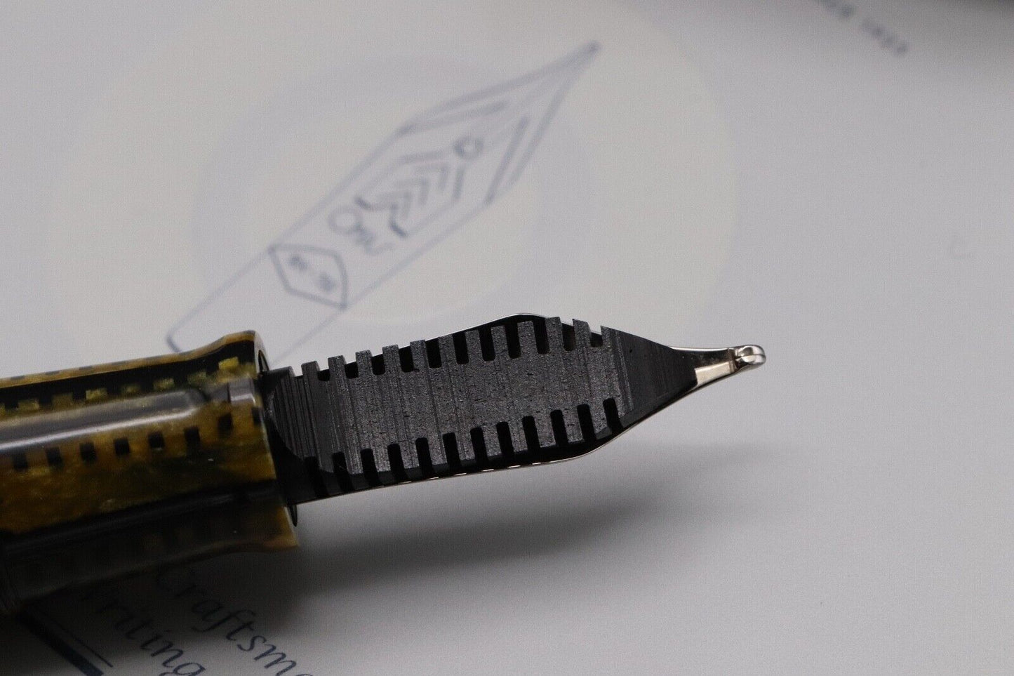 Omas Paragon Burkina Celluloid Fountain Pen image 3