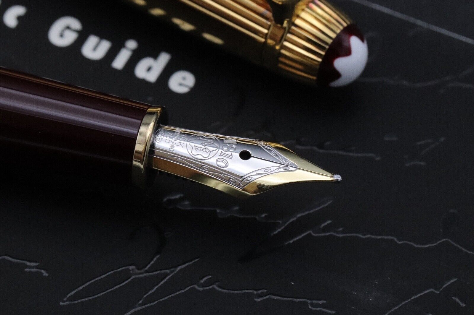 Montblanc Meisterstuck 144 Classique Bordeaux Vermeil Fountain Pen image 2