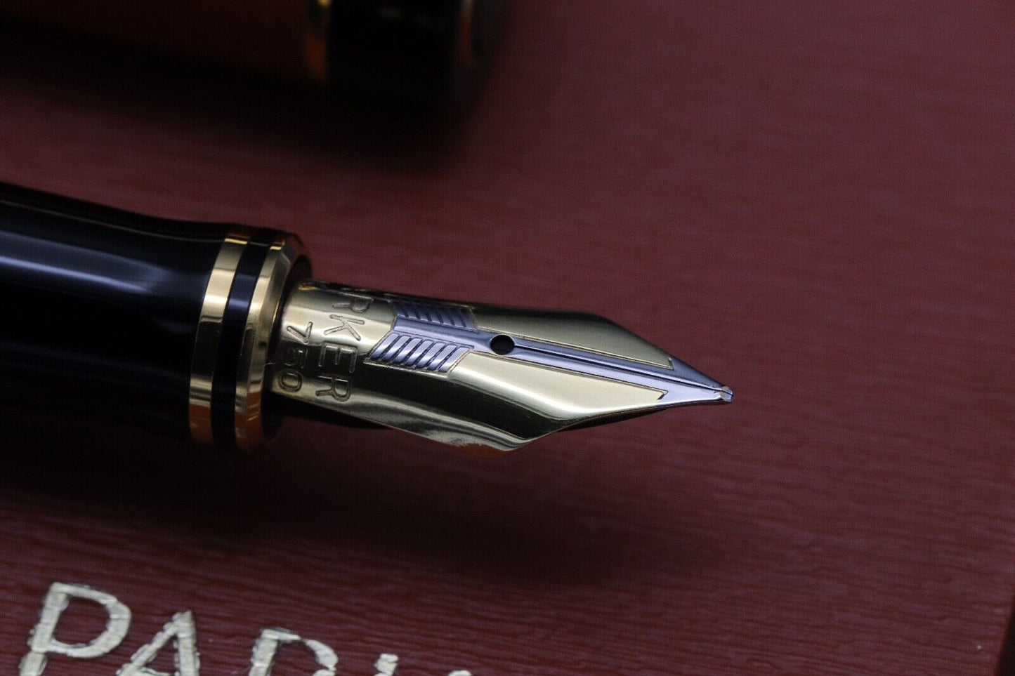 Parker Duofold International Orange Fountain Pen - Michael Masuyama IF Nib image 2
