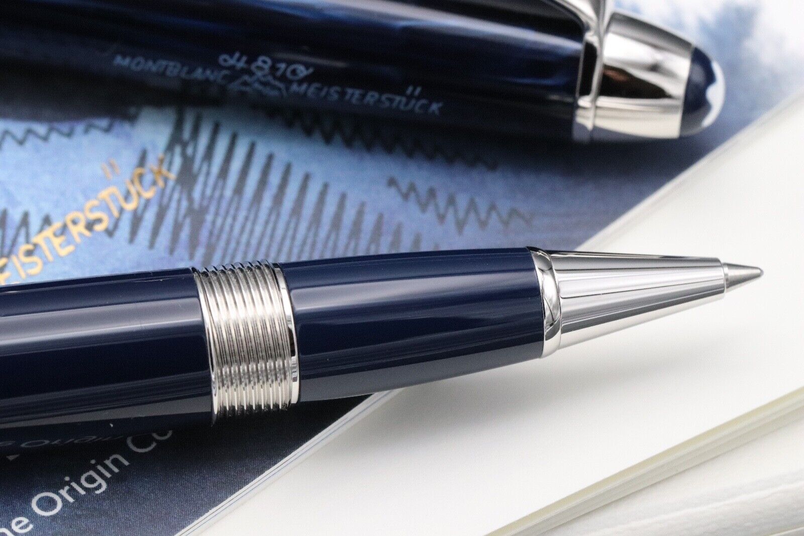 Montblanc Meisterstuck LeGrand 'Origin Collection' Blue Rollerball Pen - UNUSED image 2