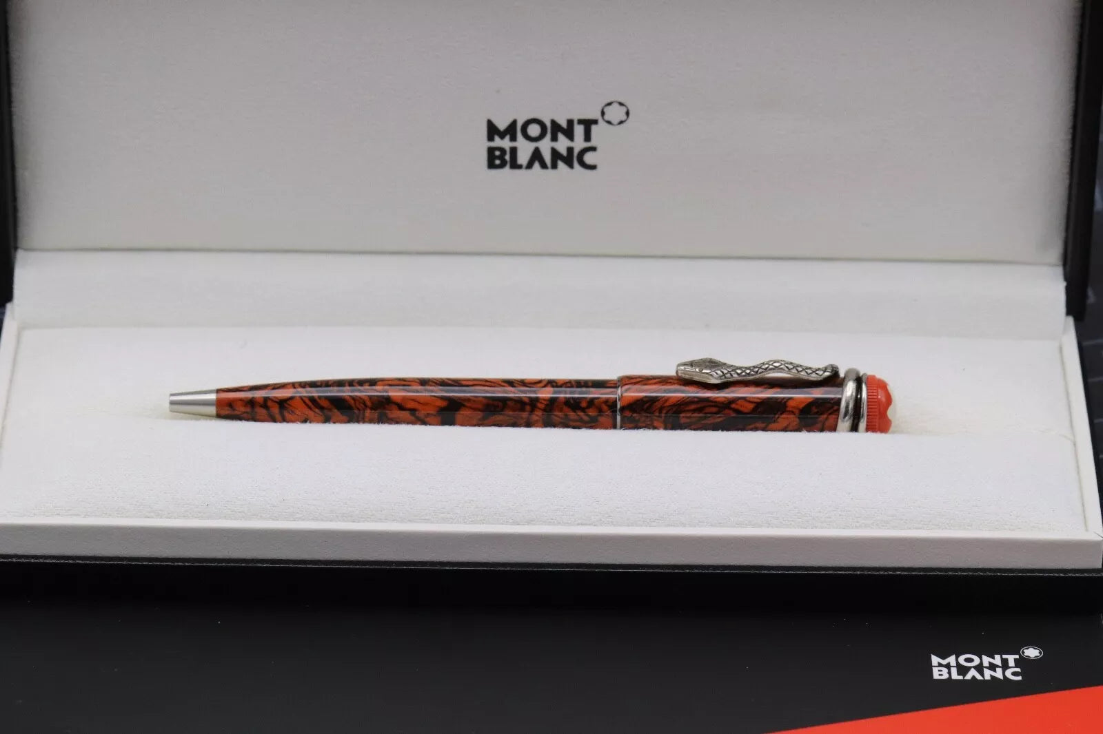 Montblanc Heritage Rouge et Noir Serpent Marble Ballpoint Pen image 5