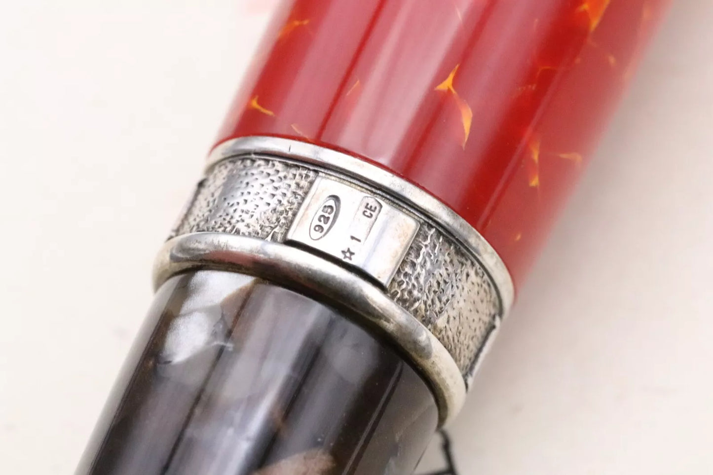 Delta Indigenous People Maasai Silver LE1880 Fountain Pen - UNUSED - Broad Nib image 7