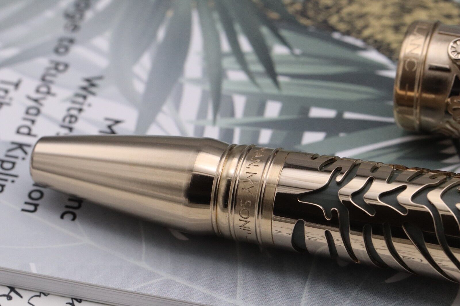 Montblanc Writers Edition Rudyard Kipling 1895 Tribute to 'IF' Fountain Pen image 4