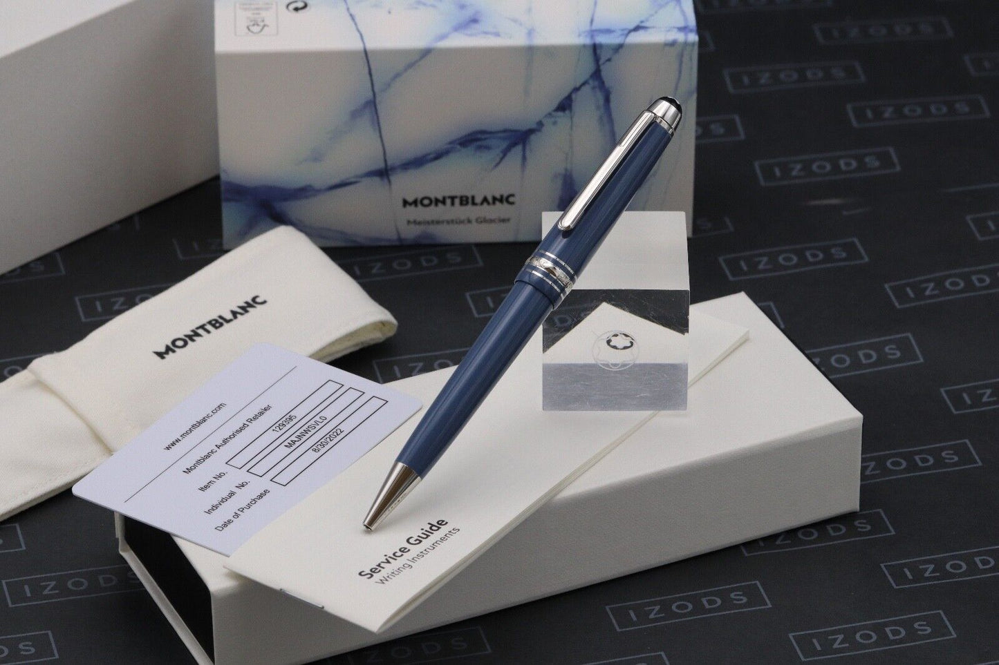 Montblanc Meisterstück Midsize Glacier Ballpoint Pen - UNUSED image 0