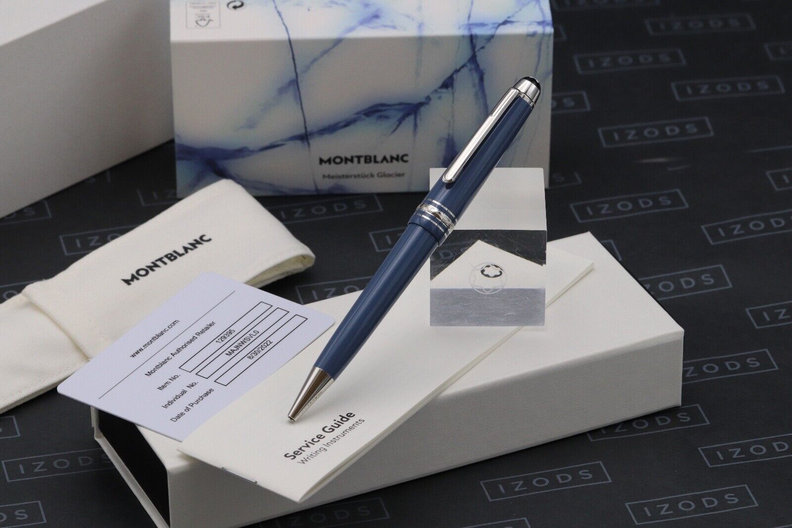 Montblanc Meisterstück Midsize Glacier Ballpoint Pen - UNUSED image 0