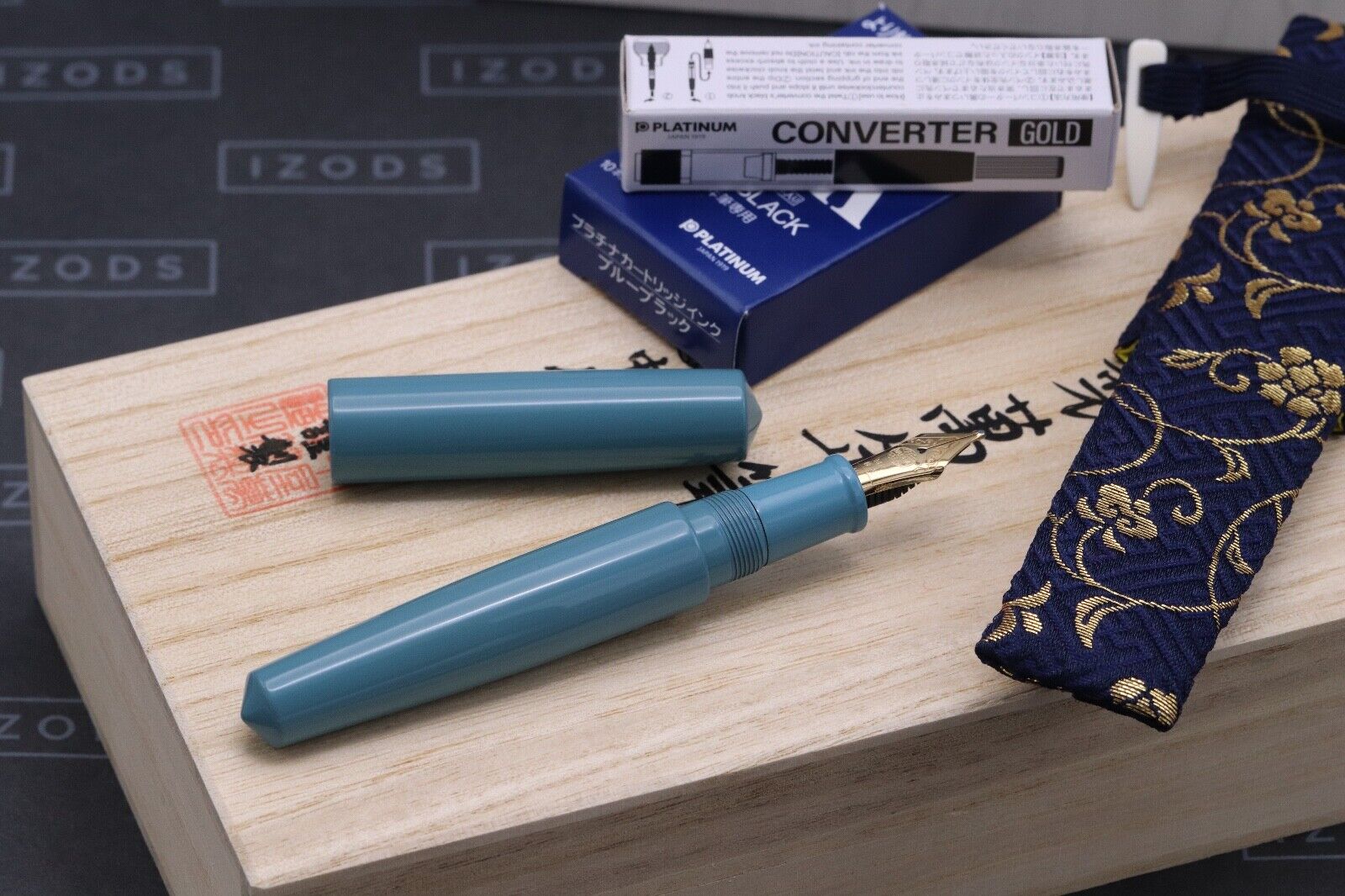 Nakaya Piccolo Cigar Ama-iro Fountain Pen - UNUSED - Extra Broad Nib image 1