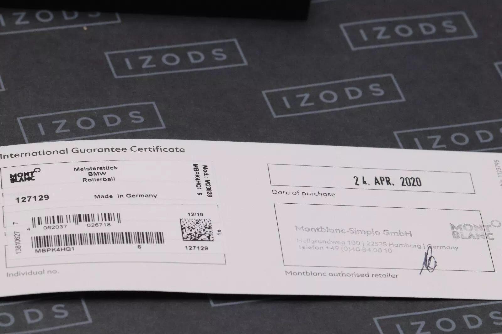 Montblanc Meisterstück LeGrand BMW Platinum-Coated Rollerball Pen image 6