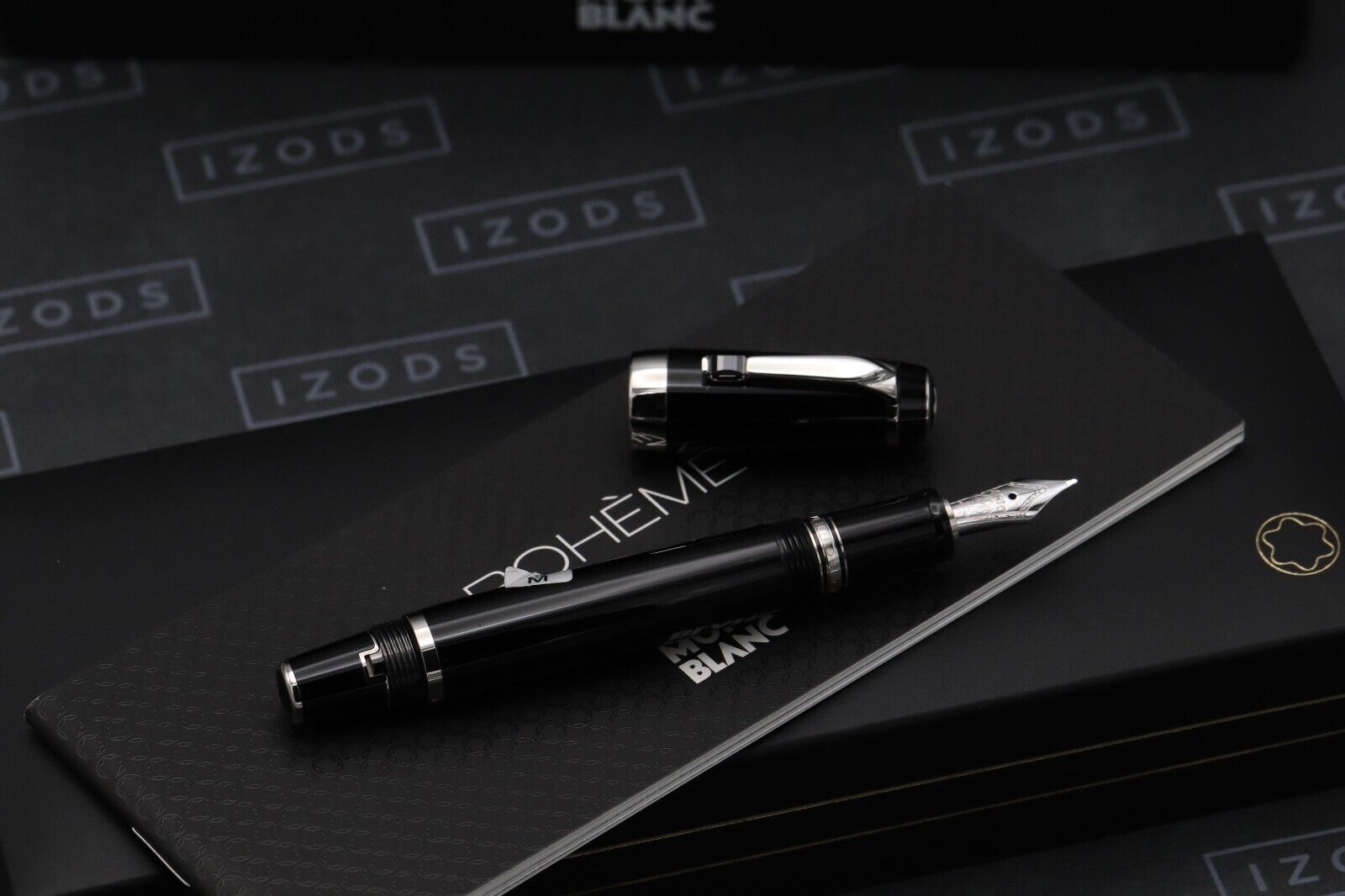 Montblanc Boheme Noir Fountain Pen - UNUSED image 1