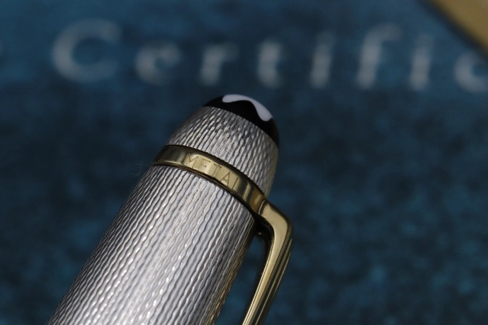 Montblanc Meisterstuck Classique Barley Sterling Silver Fountain Montblanc Meisterstuck Classique Barley Sterling Silver Fountain