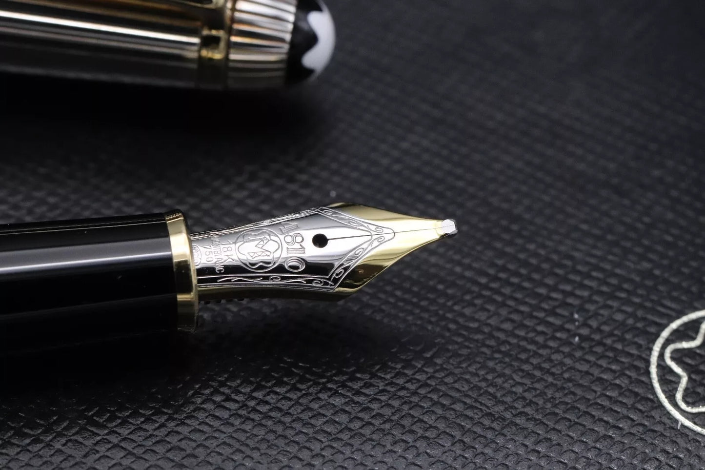 Montblanc Meisterstuck Classique AG925 Pinstripe Fountain Pen - BB Nib image 7