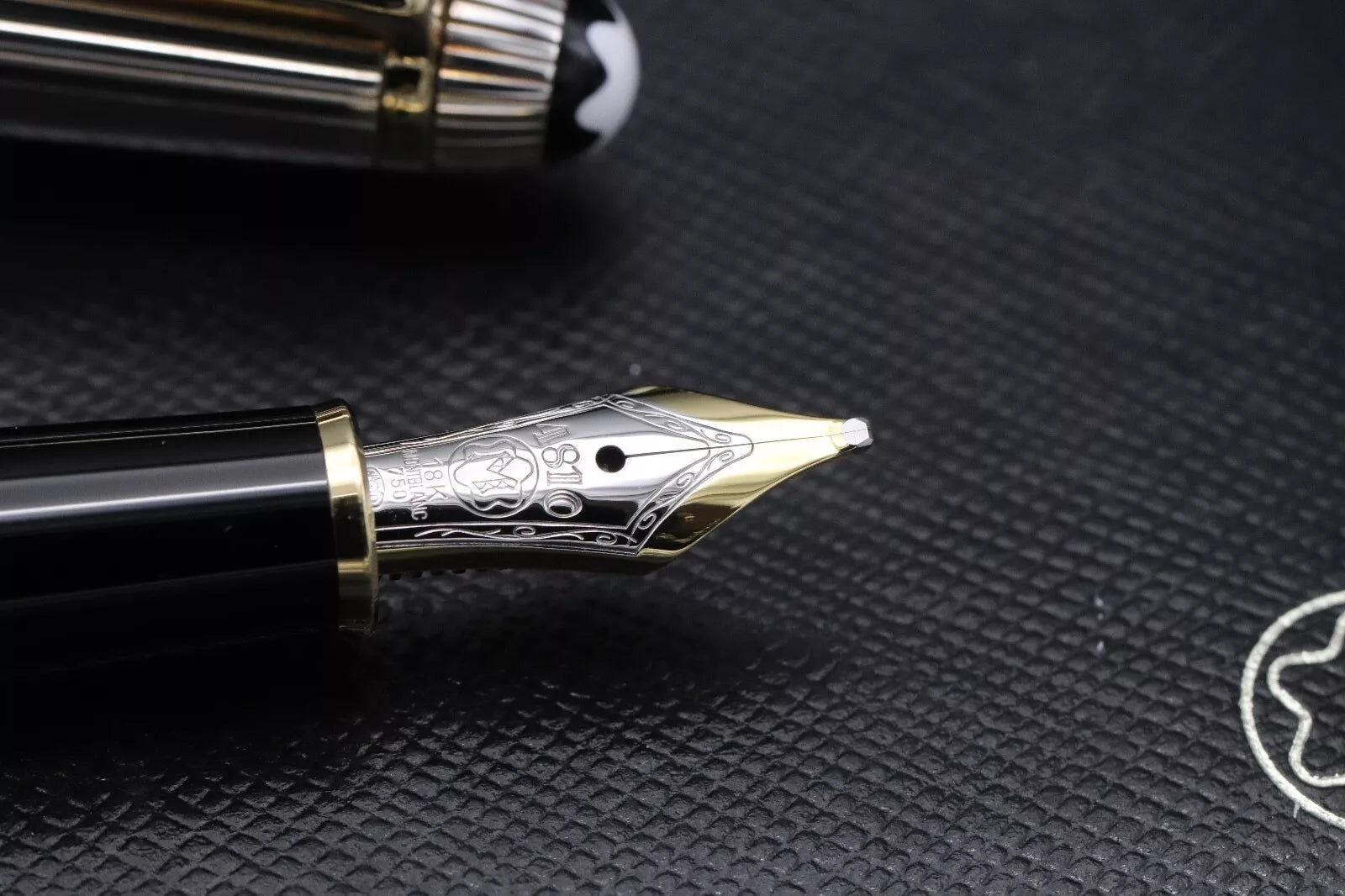 Montblanc Meisterstuck Classique AG925 Pinstripe Fountain Pen - BB Nib image 7